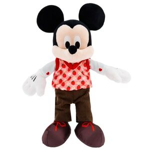 DISNEY PARKS 2024 MICKEY MOUSE PLUSH -
VALENTINE'S DAY - LOVE SMALL 13" NEW